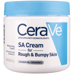 CeraVe front tub showing product packaging and clear benefit