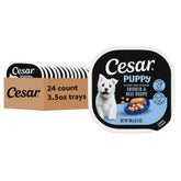 Cesar front tray view showing packaging and easy grab convenience