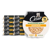 Cesar front packaging showing 10 single‑serve bowls for convenient meals