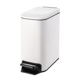 Cesun front view white trash can showing slim design and clean look