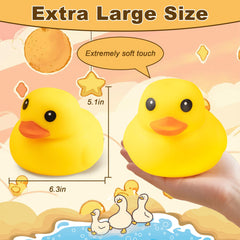 Cevly duck held in hand demonstrating size and satisfying squish