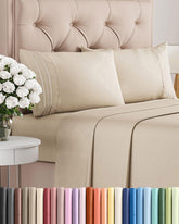 CGK Unlimited front packaging showing king sheet set and wheat color benefit