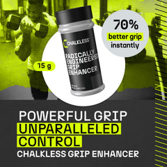 Chalkless granular texture close-up demonstrating absorbent formula and control