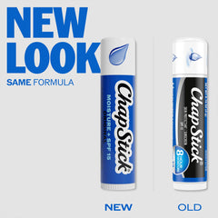 ChapStick label and ingredients emphasizing brand transparency and nourishing formula