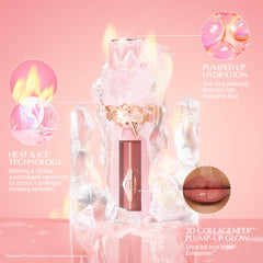 Charlotte Tilbury gloss texture on wand highlighting glossy, hydrating finish