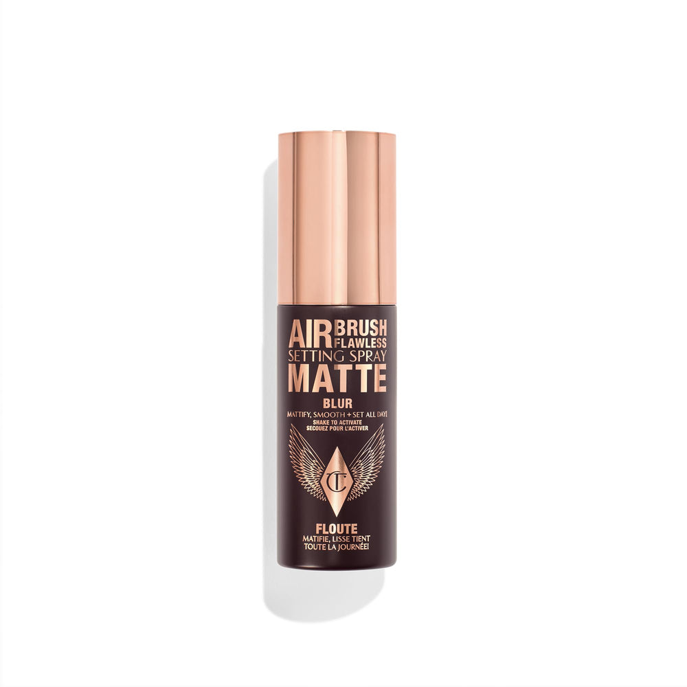 Charlotte Tilbury front packaging showing bottle and logo for elegant presentation and brand trust