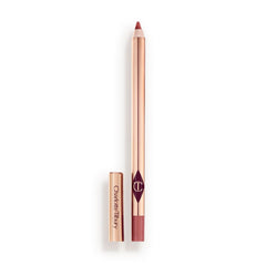 Charlotte Tilbury Lip Cheat front view showing slim pencil, easy definition benefit