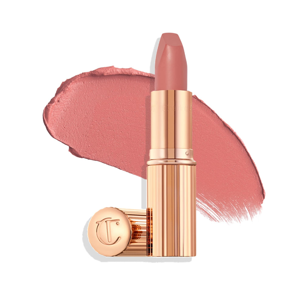 Charlotte Tilbury front-closed tube showing luxe finish and easy carry