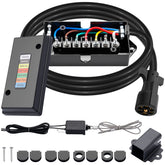 CheeMuii junction box front view showing waterproof benefits