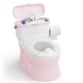 CheerTry front view highlighting realistic toilet look and stable base for confident training