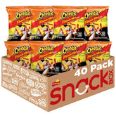 Cheetos front packaging showing branding and spicy appeal for quick recognition