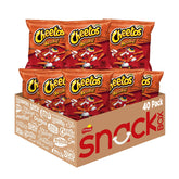 Cheetos front packaging showing single-serve bag and brand benefit convenience