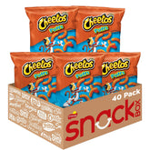 Cheetos front packaging showing individual puff bag and brand benefit fresh crunch