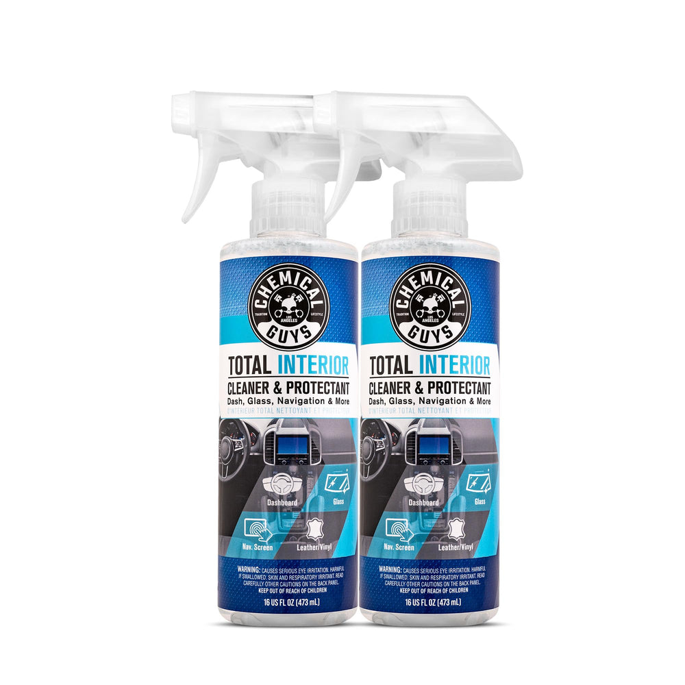 Chemical Guys front packaging showing two 16 oz bottles and easy storage benefit