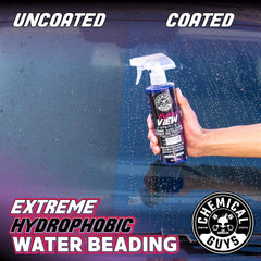 Chemical Guys HydroView trigger spray bottle ready to apply for quick cleaning