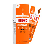 Chomps front packaging showing ten Original Chicken sticks for portable protein