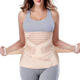 ChongErfei front view of belly wrap showing full coverage and instant shaping benefit