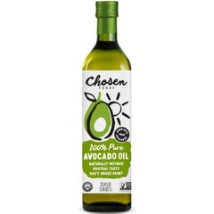 Chosen Foods bottle front view showing label and clean pantry benefit