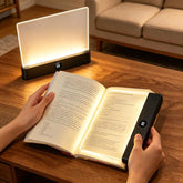 Choudao front view closed compact lamp showing portability and protection