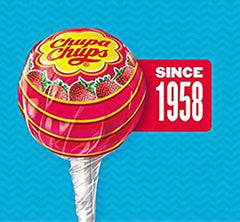 Chupa Chups cola lollipop close-up highlighting bold soda-inspired flavor