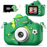 Cimizi dinosaur camera front view showing playful design and easy controls