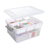 Citylife front view clear lid showing contents at a glance and fast access