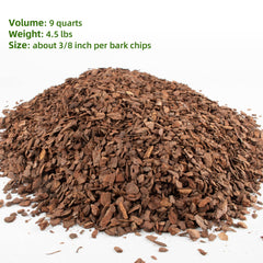 CJGQ bark in an orchid pot demonstrating improved drainage and root space