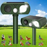 CKCOEO front view of two repeller units showing compact design and stake base for quick setup