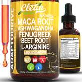 Clean Nutraceuticals front bottle view showing label and dropper, easy daily dosing