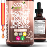 Clean Nutraceuticals front label view showing product name and clear benefits