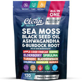Clean Nutraceuticals front label showing 15‑in‑1 blend and 120 count benefit