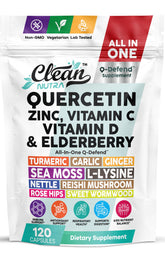 Clean Nutraceuticals Q Defend front label showing product name and capsule count