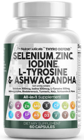 Clean Nutraceuticals ThyroDefend front label showing product name and benefits