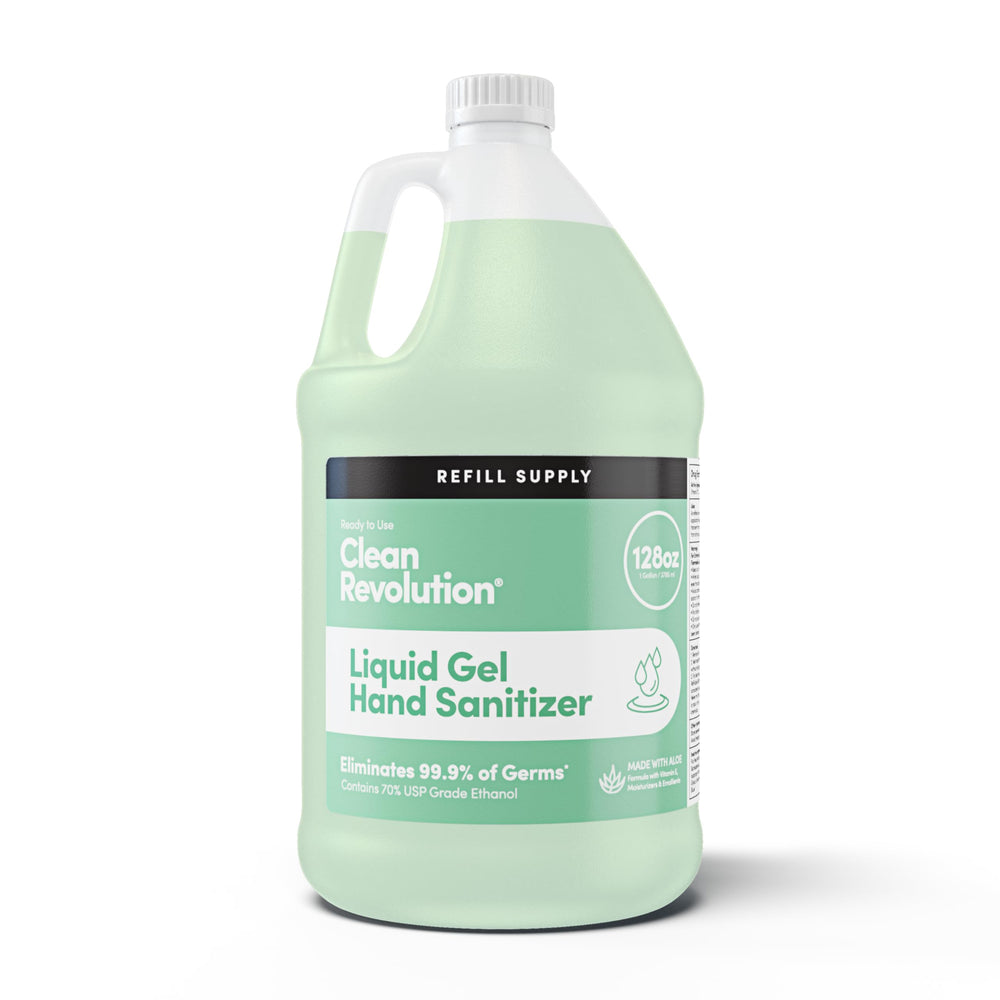 Clean Revolution front label view showing product and volume benefits