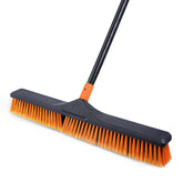 CLEANHOME front view showing 24-inch head for faster sweeping