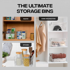 ClearSpace stacked bins in pantry maximizing vertical space and organization