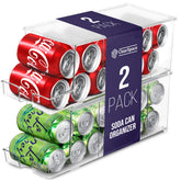 ClearSpace front view showing 12-can organizer and easy access benefit
