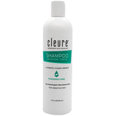 Cleure front bottle view showing simple packaging and gentle formula benefits
