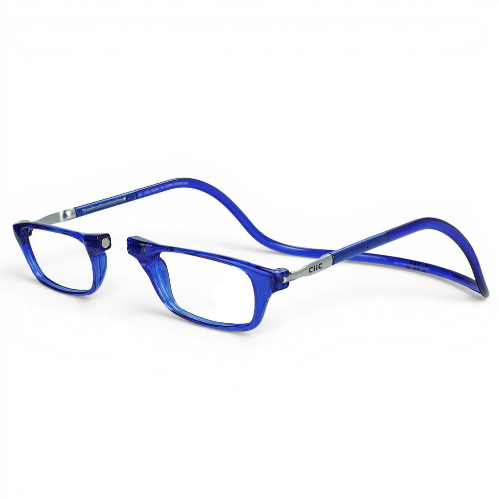 Clic front view of Original readers showing streamlined frame and easy access
