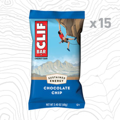 CLIF Bar bar cross-section detail illustrating chewy texture for sustained fuel