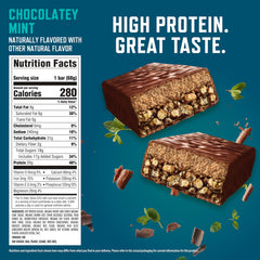 CLIF BUILDERS single unwrapped bar close-up highlighting texture and protein