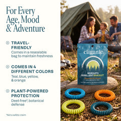 Cliganic individually wrapped bracelets highlighting freshness and convenience