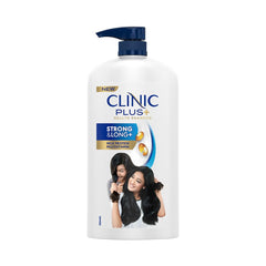 Clinic Plus front packaging showing 1L bottle and clear benefit