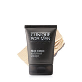 Clinique front tube showing brand and clean design for daily grooming benefit