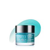 Clinique for Men front packaging showing jar and label benefits