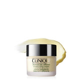 Clinique front packaging of moisturizing cream shows jar and clinical trust