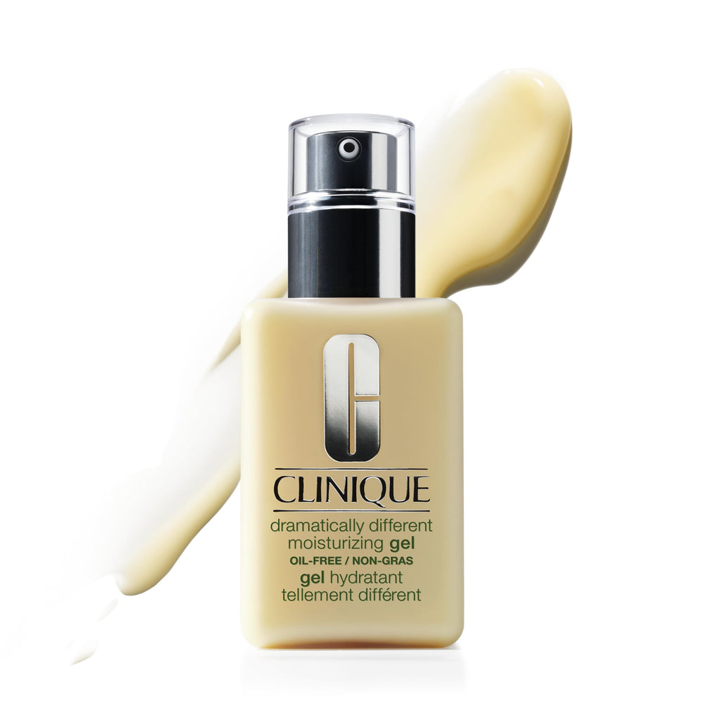 Clinique front packaging showing 4.2 fl oz bottle and clear branding benefit visible