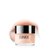 Clinique jar front view showing Moisture Surge packaging and brand hydration benefit