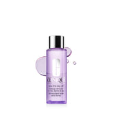Clinique bottle front view showing clean design and easy-pour benefit