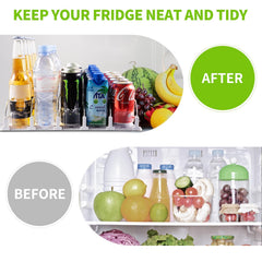 Coanto placed inside refrigerator demonstrating neat visible beverage benefit